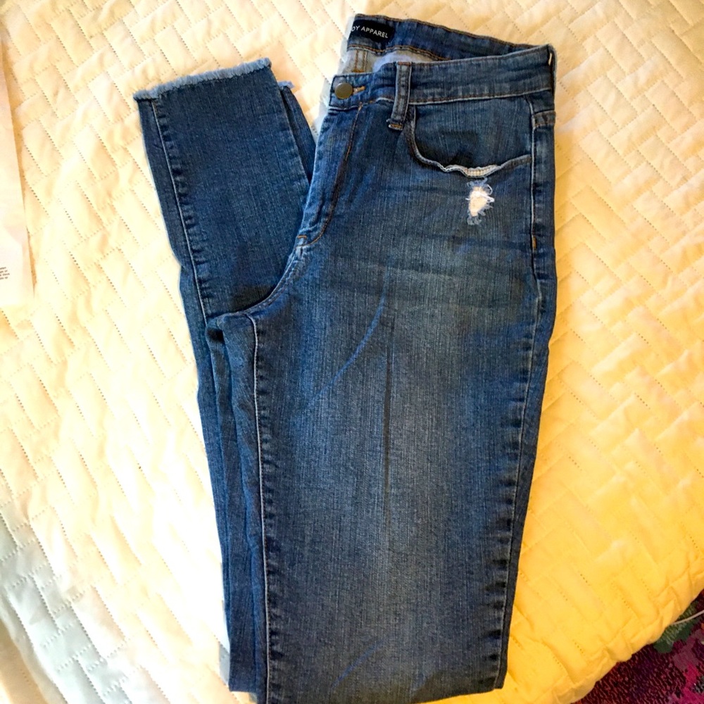 Alloy Apparel super skinny distressed